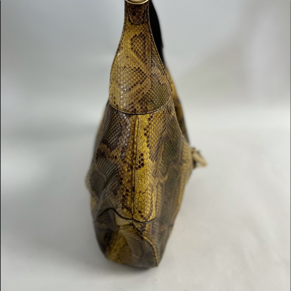 Authentic & Rare Gucci Python Leather Jackie Limi… - image 3